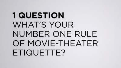 We Asked the TFF 2013 Filmmakers: “What’s Your Number One Rule of Movie-Theater Etiquette?”
