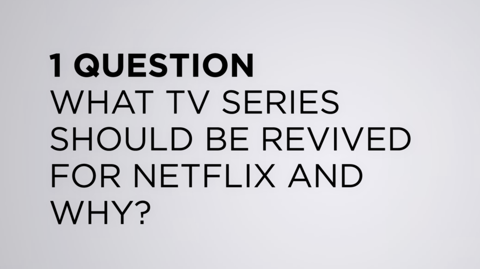 We Asked the TFF Filmmakers: “What TV series should be revived for Netflix and Why?”