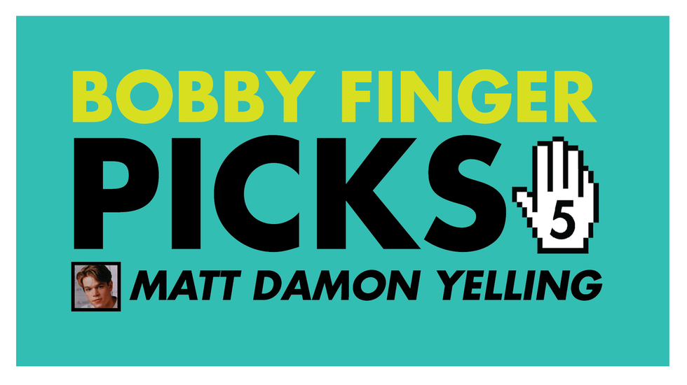 Bobby Finger Picks 5: The Best Clips of Matt Damon Yelling