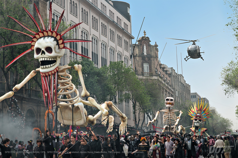 Latest Bond Movie Shuts Down Mexico City for a Week of Filming