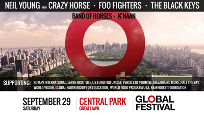 Join The Global Citizen Movement This Weekend and Watch the Livestream with The Black Keys, Foo Fighters, Neil Young and More!