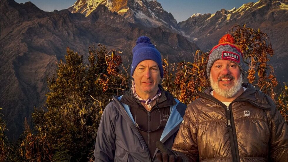 Bob and David Climb Machu Picchu